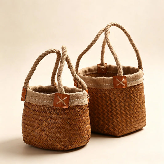 Calm Handwoven Bamboo Decor - Traditional Yunnan Craft by ArtisanYun