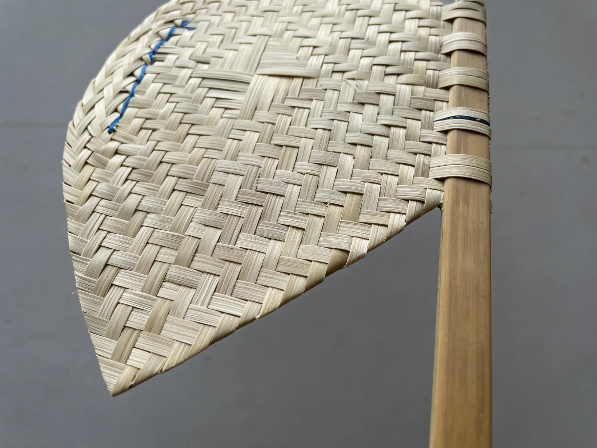 Desert Wind ¨C Handwoven Bamboo Axe Fan Set of 2, Traditional Chinese Bamboo Fan, Yunnan Handcraft