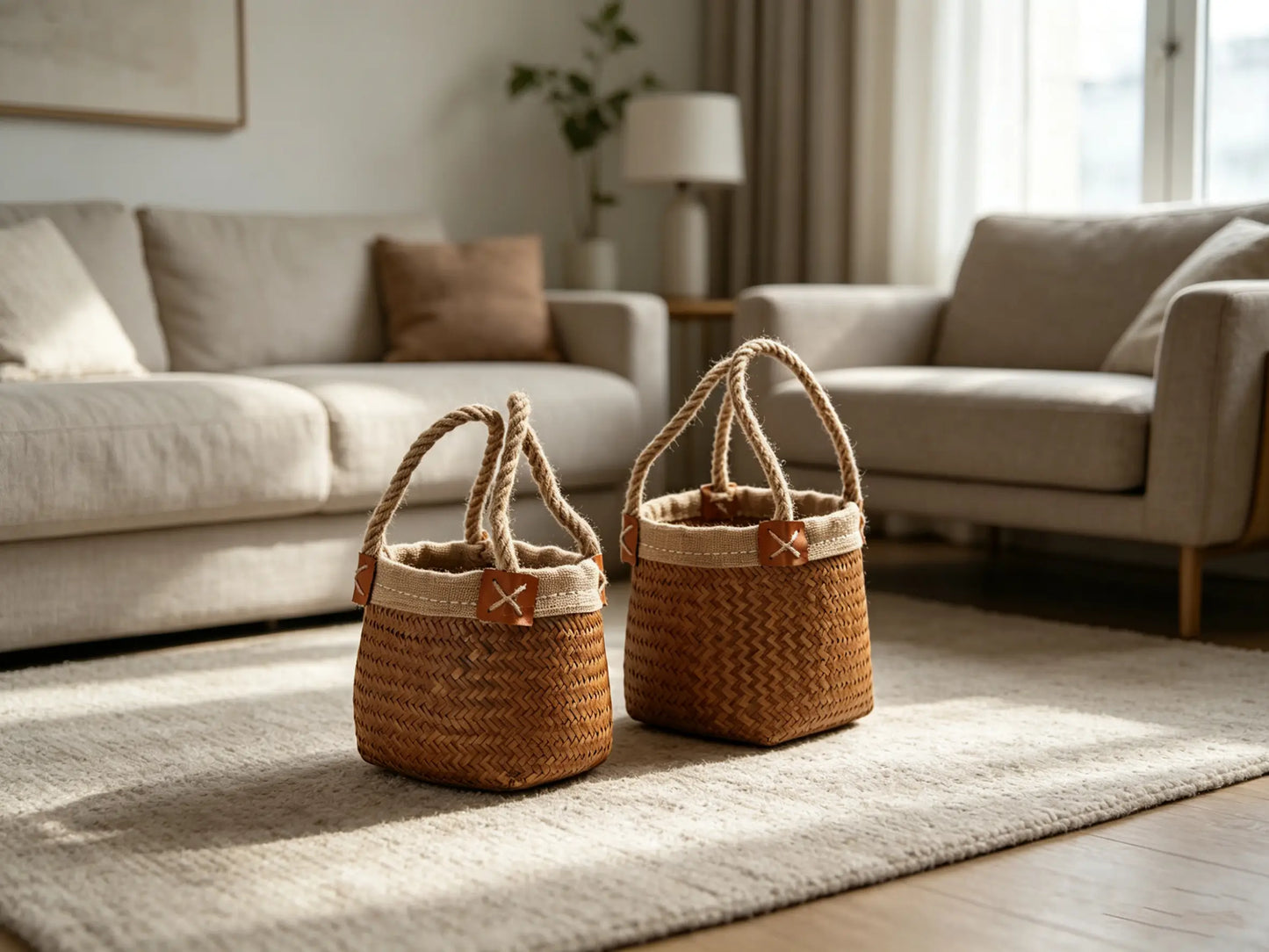 Calm Handwoven Bamboo Decor, Traditional Yunnan Bamboo Weaving Decoration, Heritage Handcraft