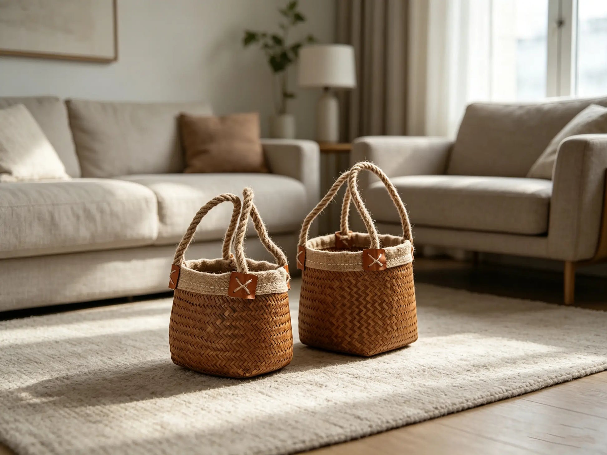 Calm Handwoven Bamboo Decor, Traditional Yunnan Bamboo Weaving Decoration, Heritage Handcraft
