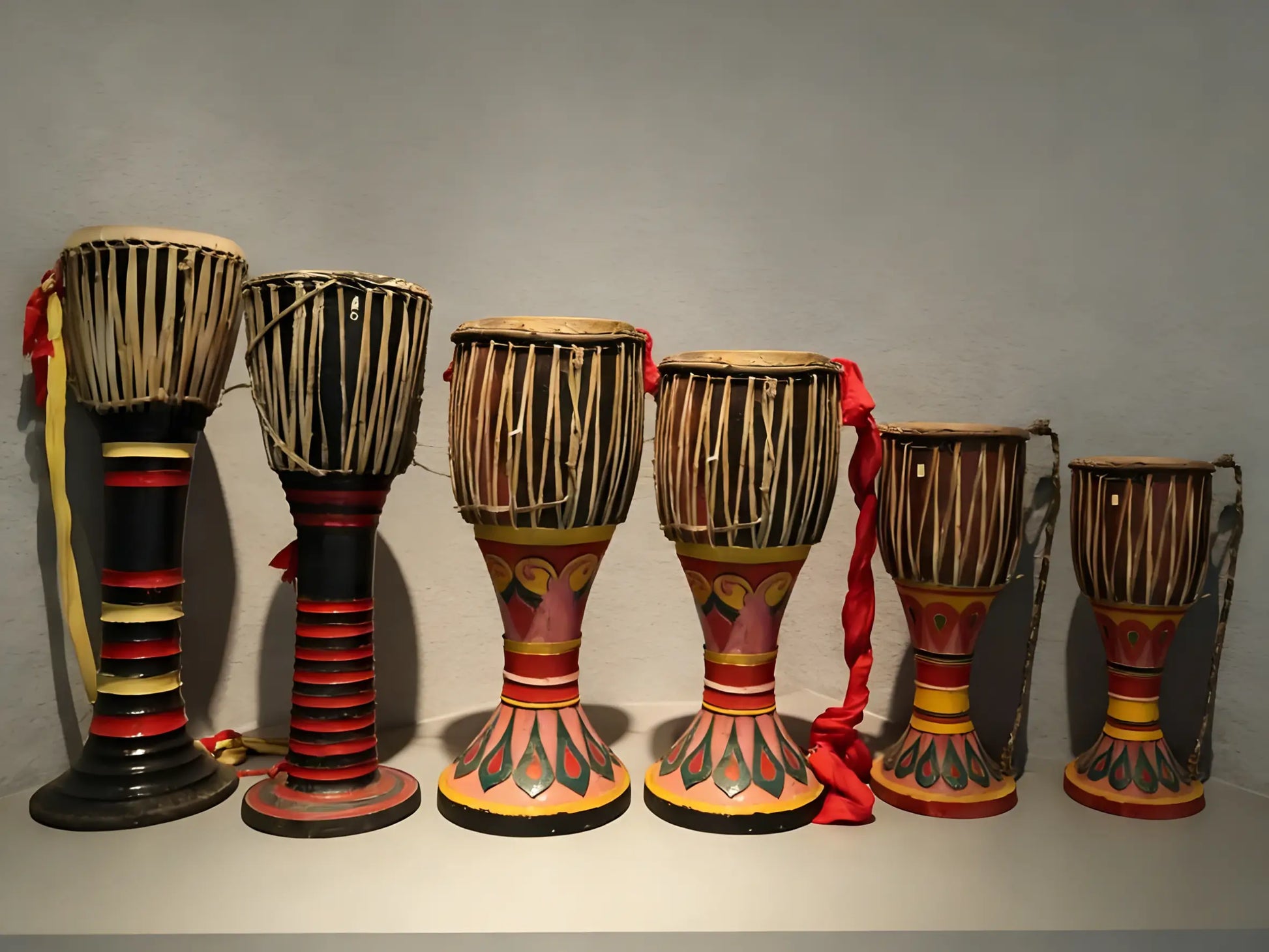 "Echo" Heritage Elephant Foot Drum, Traditional Dai Ethnic Drum, Yunnan Handcrafted Percussion