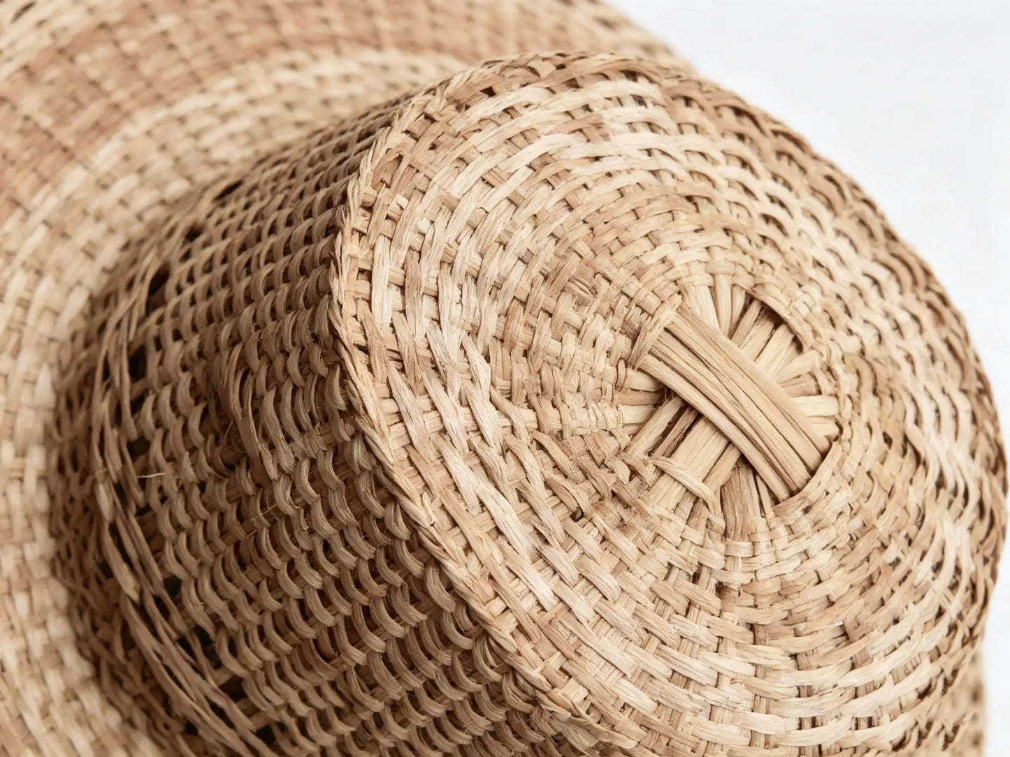 Natural Woven Bamboo Hat - Handcrafted in Yunnan, China by ArtisanYun