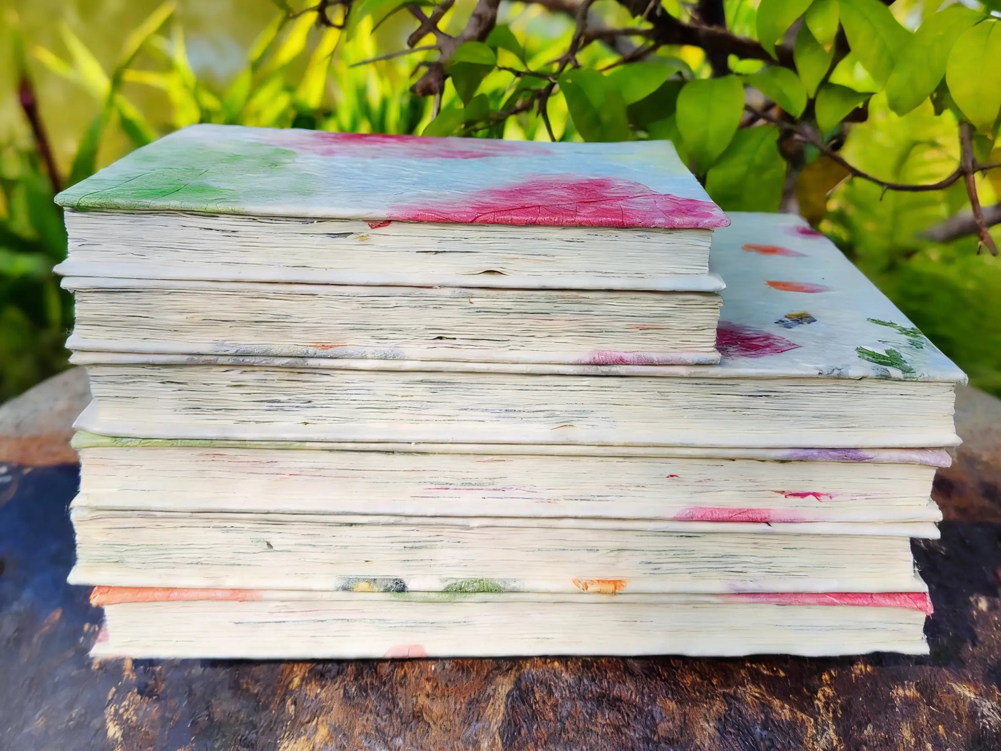 "Eternal Spring" Botanical Journal ¨C Handmade Edition, Traditional Chinese Handcrafted Journal, Yunnan Heritage