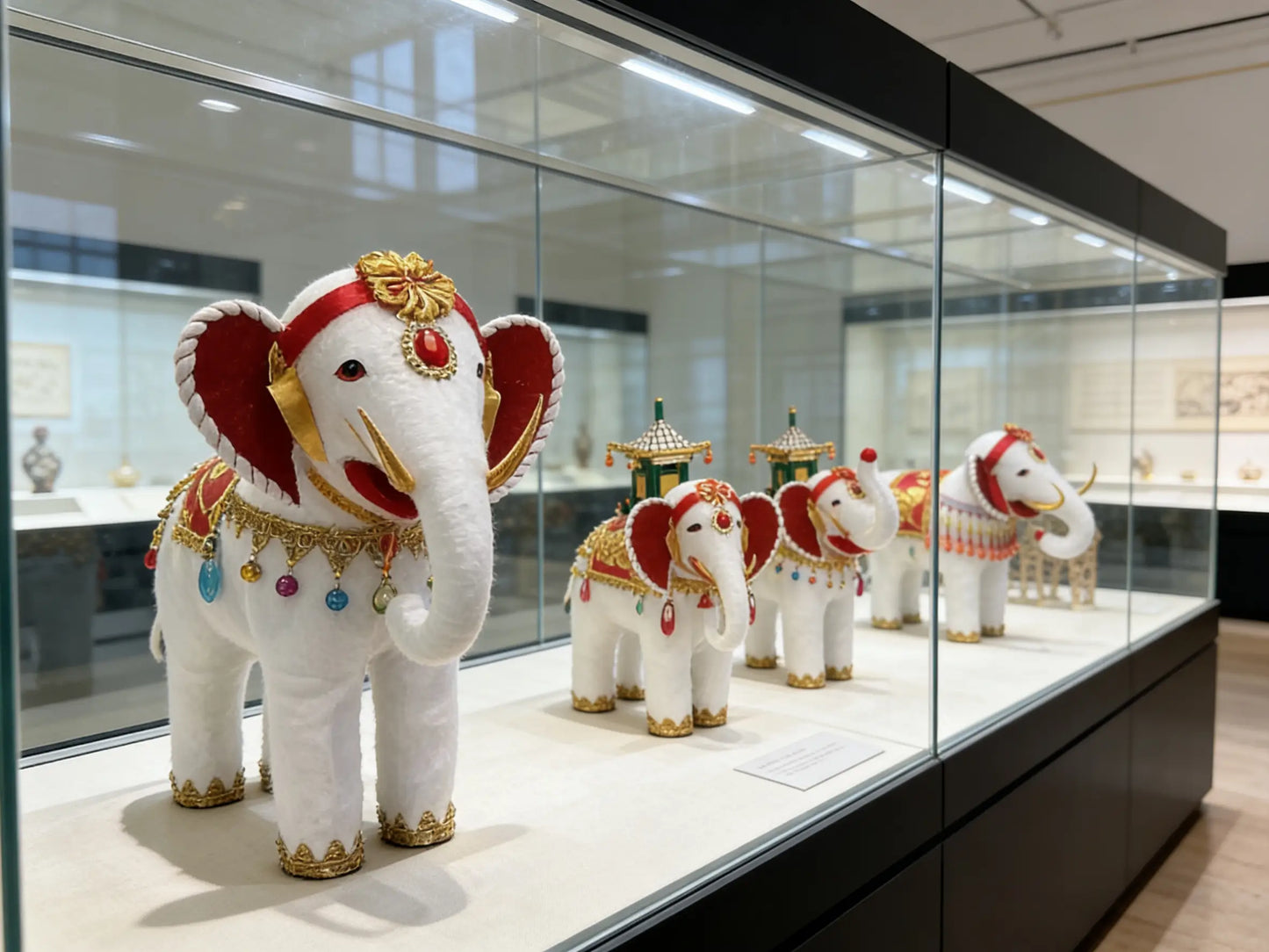 Handwoven Elephant Decor - Traditional Dai Ethnic Craft by ArtisanYun
