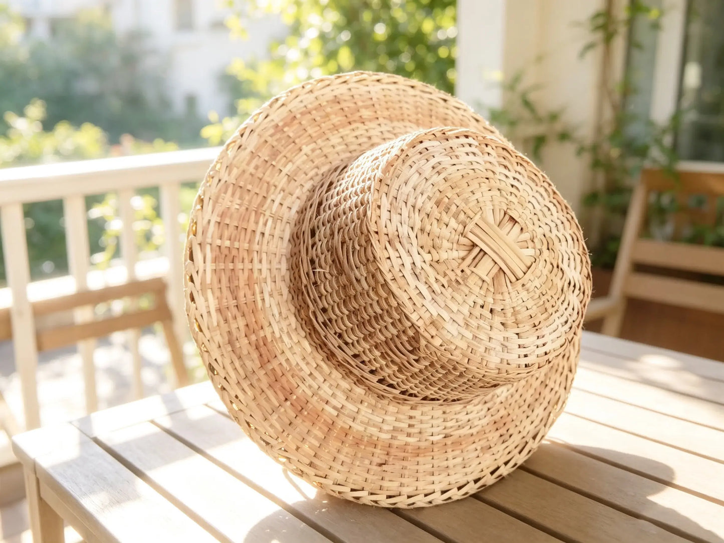 Natural Woven Bamboo Hat, Traditional Yunnan Handwoven Bamboo Hat, Heritage Craft