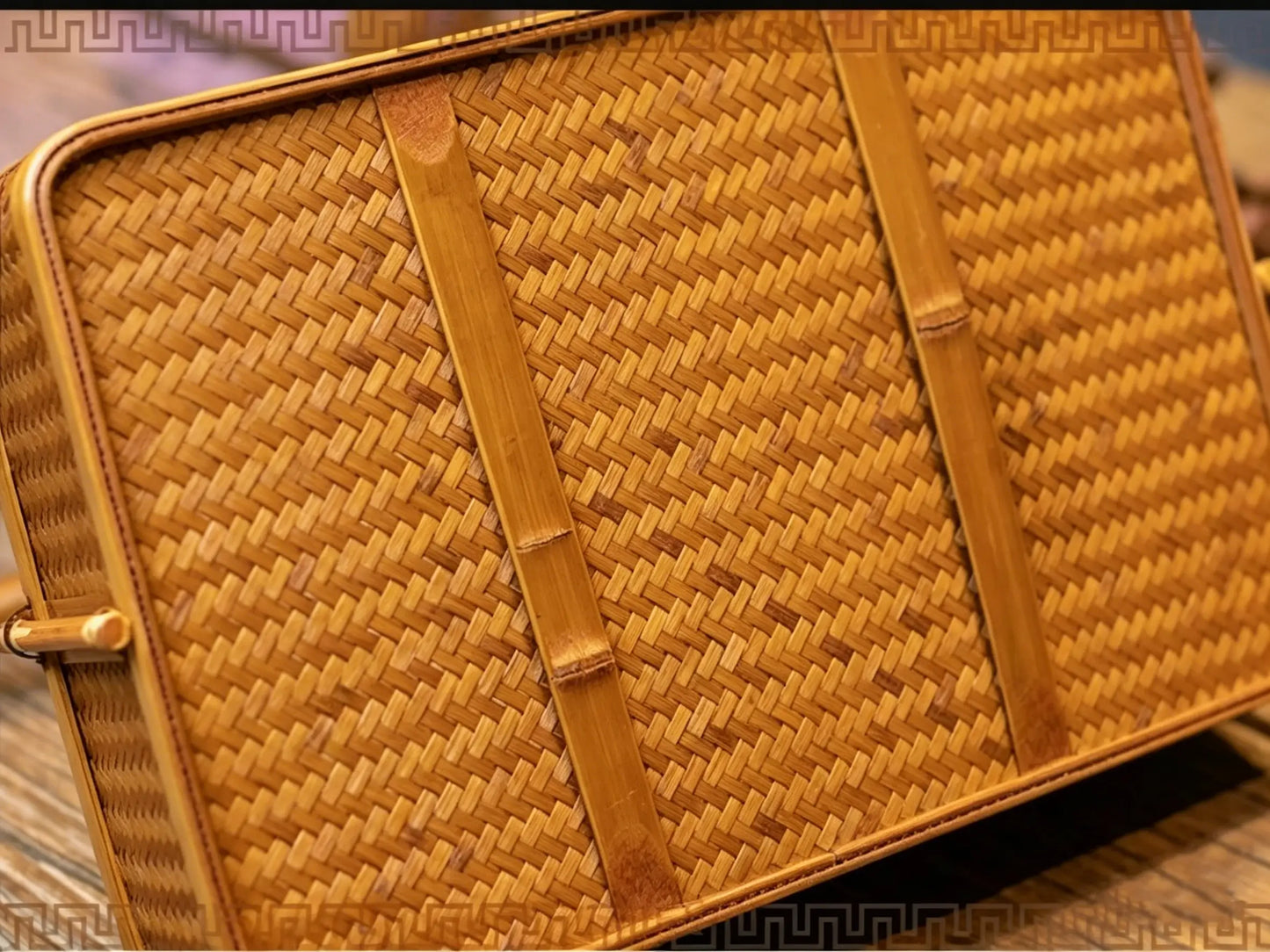 Simplicity Bamboo Woven Storage Box - Handcrafted in Yunnan, China by ArtisanYun