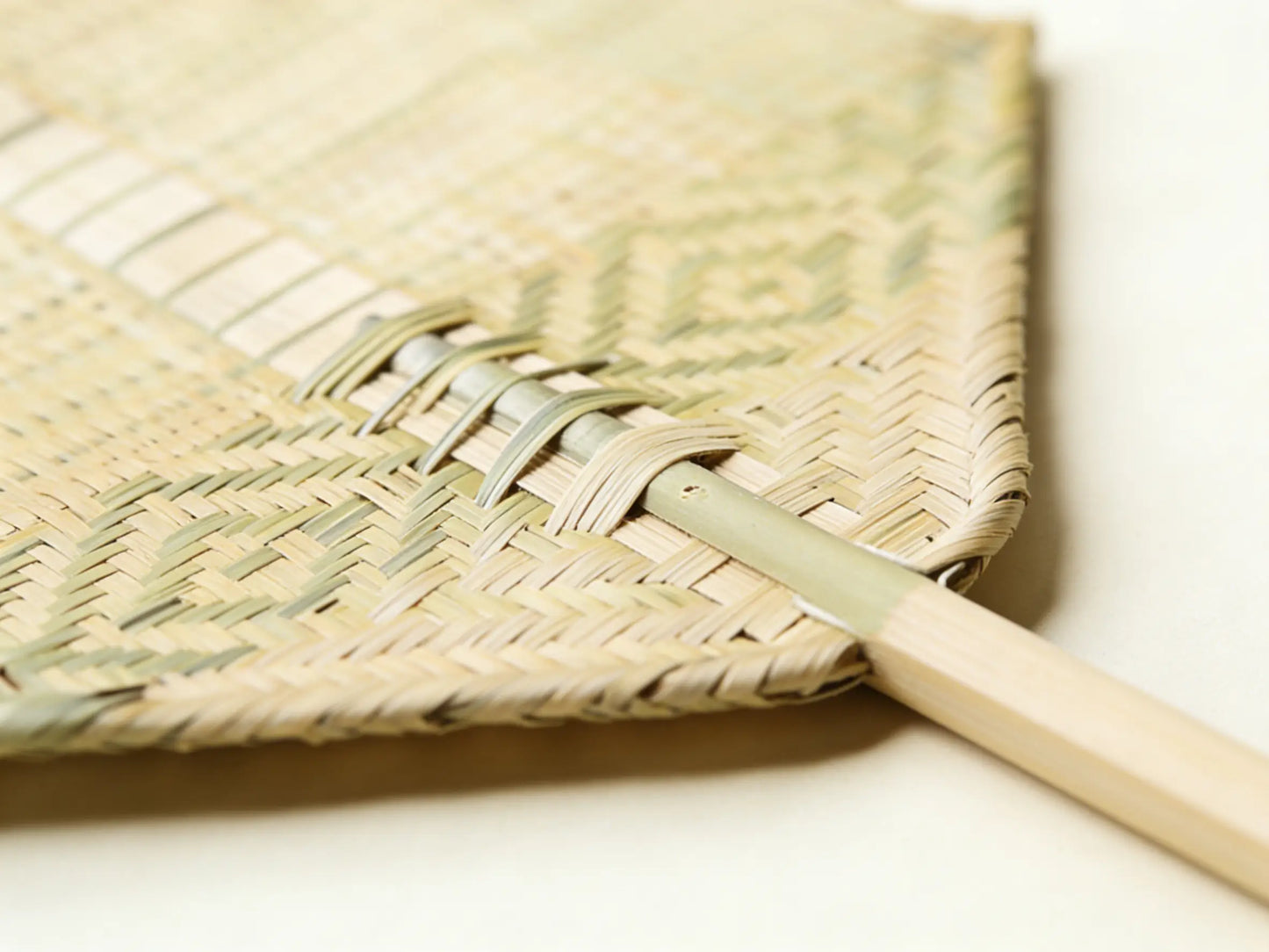 Wanderer's Breeze ¨C Handwoven Bamboo Fan Set of 2, Traditional Chinese Bamboo Fan, Yunnan Heritage