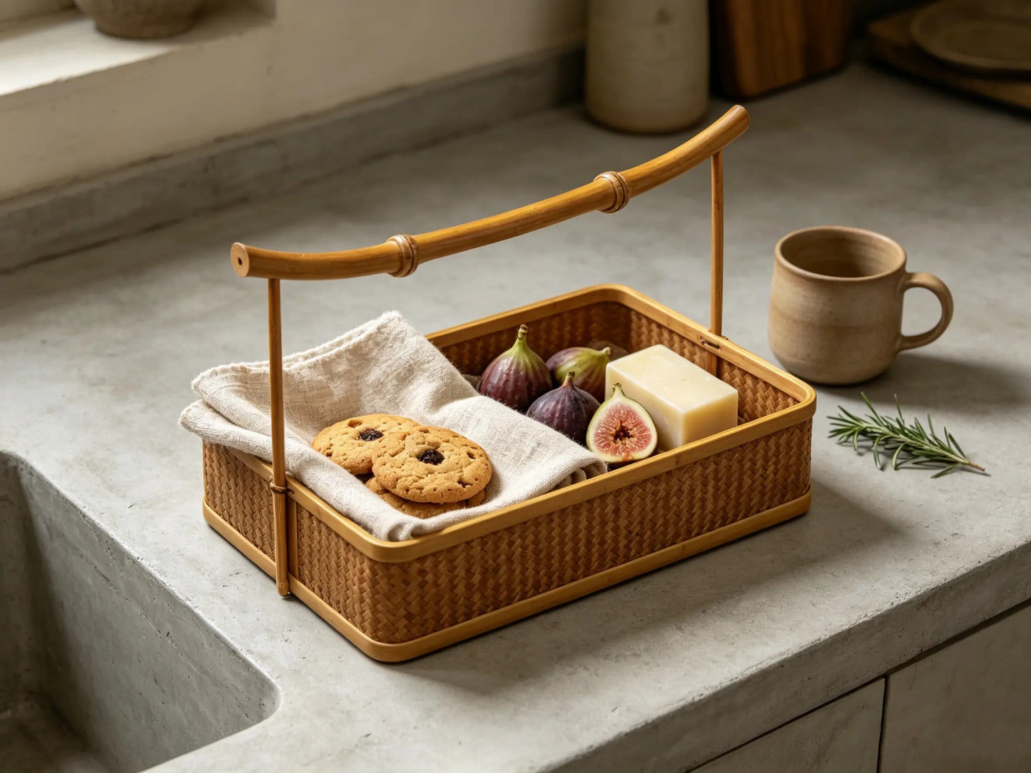 Simplicity Bamboo Woven Storage Box - Handcrafted in Yunnan, China by ArtisanYun