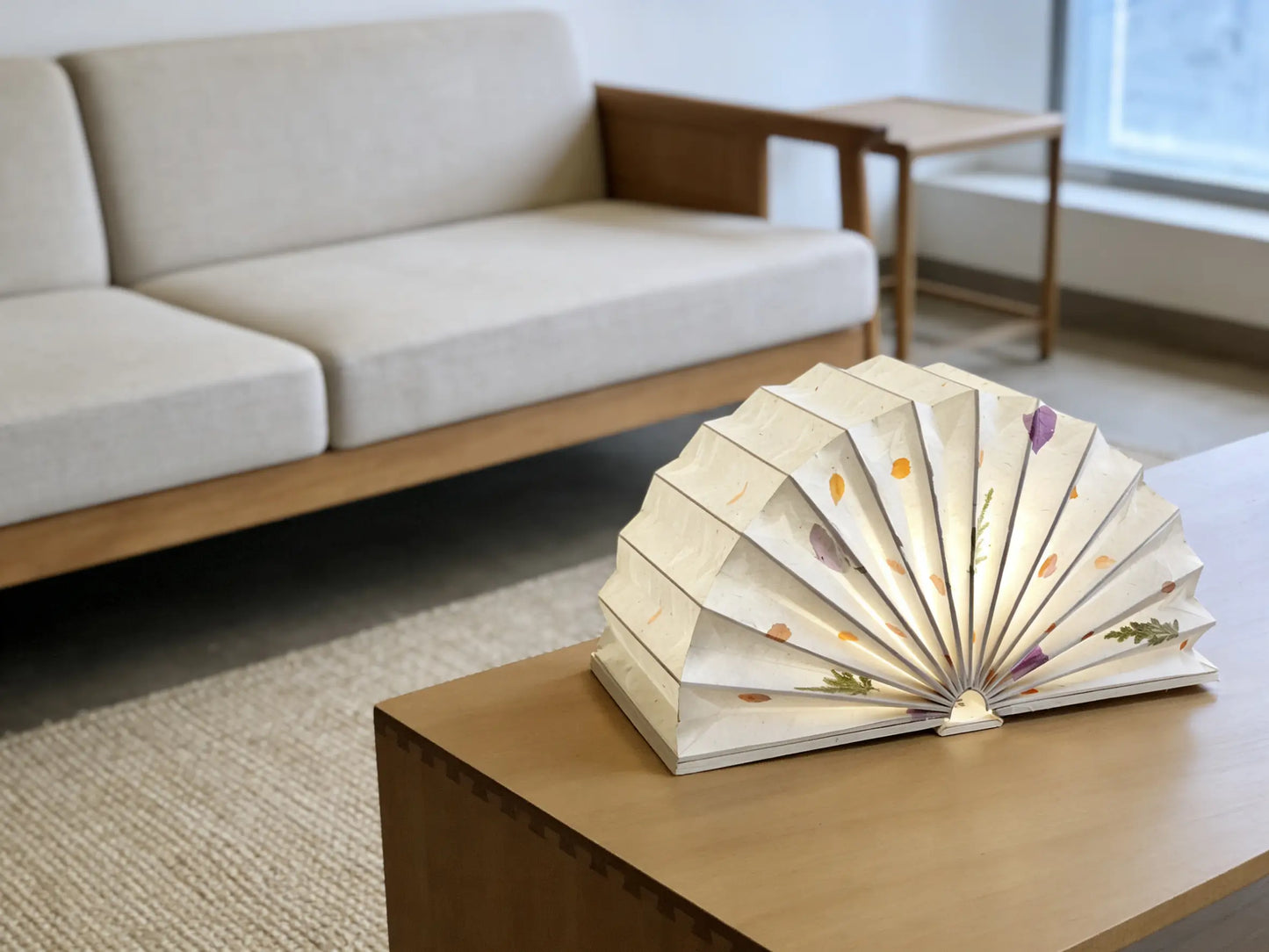 Folding Book Lamp ¨C Heritage Mulberry Bark Paper Table Lamp, Handcrafted Traditional Chinese Lighting