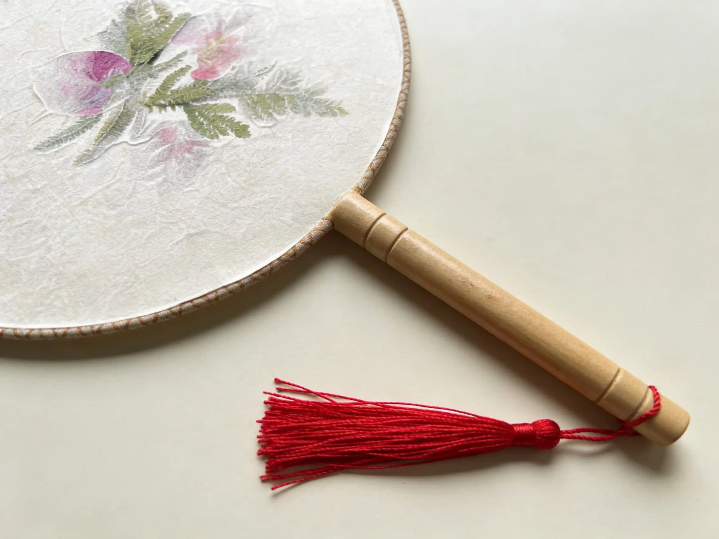 Hand-Painted Folding Fan - Traditional Yunnan Folk Art by ArtisanYun