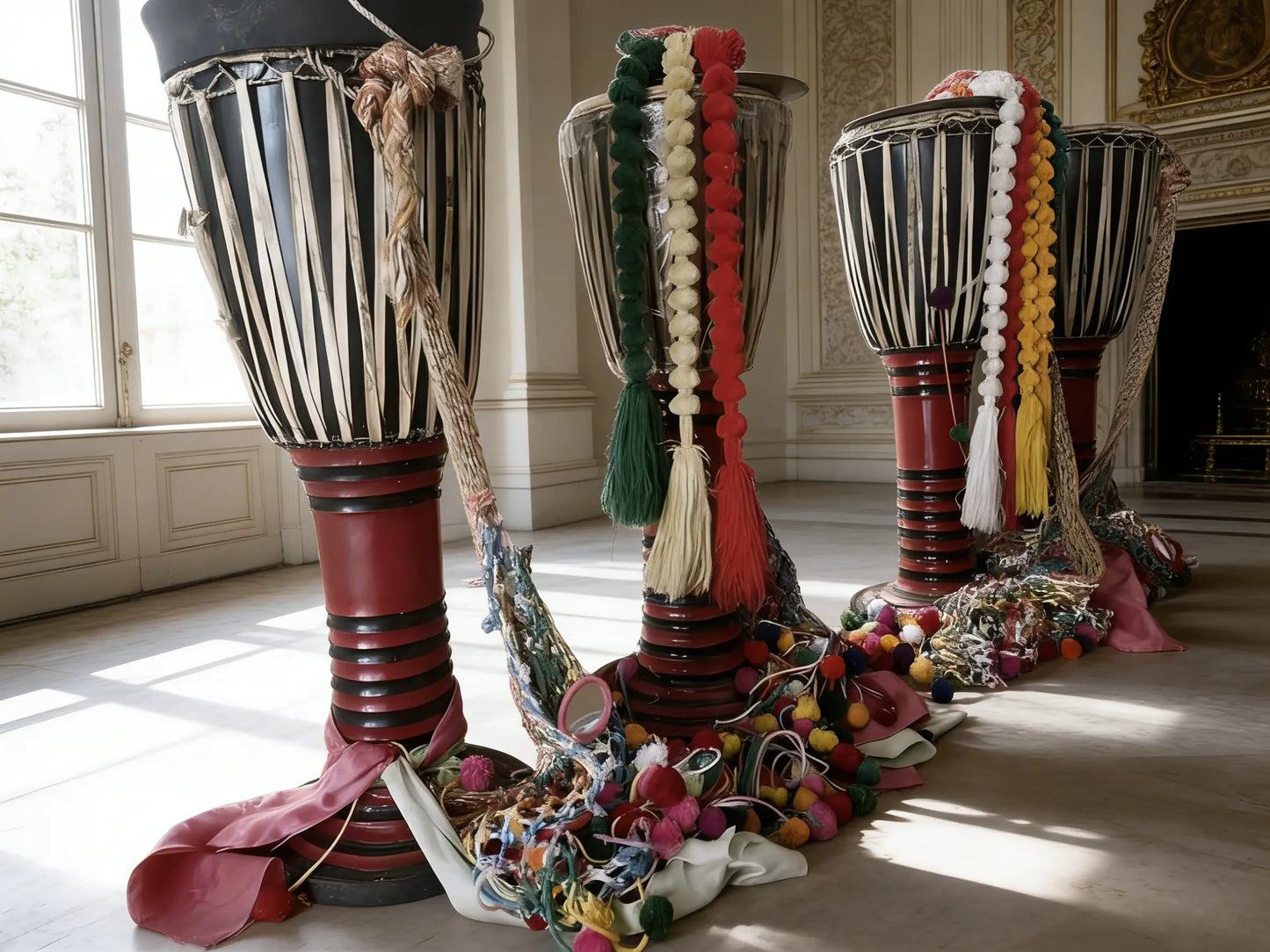 "Echo" Heritage Elephant Foot Drum, Traditional Dai Ethnic Drum, Yunnan Handcrafted Percussion