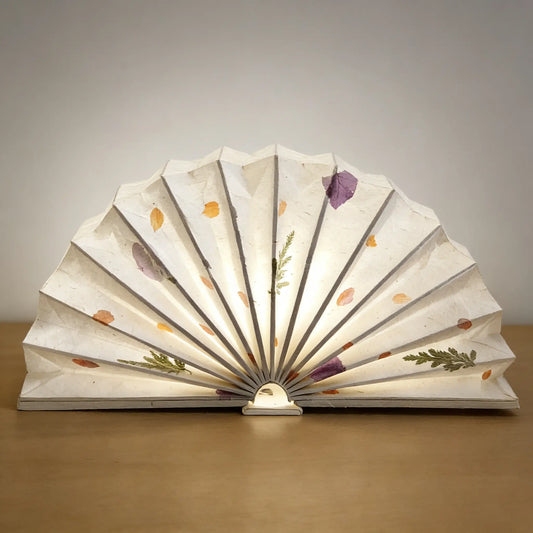 Folding Book Lamp ¨C Heritage Mulberry Bark Paper Table Lamp, Handcrafted Traditional Chinese Lighting