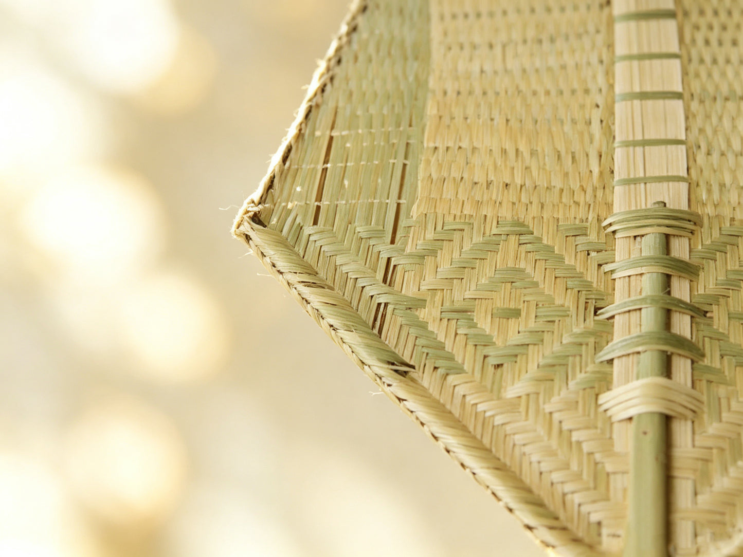 Wanderer's Breeze ¨C Handwoven Bamboo Fan Set of 2, Traditional Chinese Bamboo Fan, Yunnan Heritage