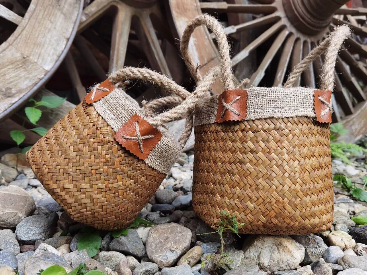 Calm Handwoven Bamboo Decor, Traditional Yunnan Bamboo Weaving Decoration, Heritage Handcraft