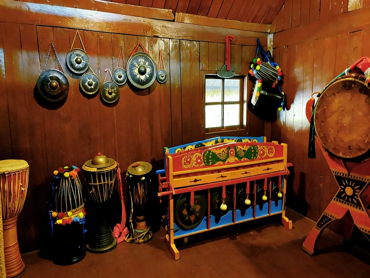 Masterpiece Series: Royal Dai Drum Set, Traditional Dai Ethnic Percussion, Yunnan Heritage Craft