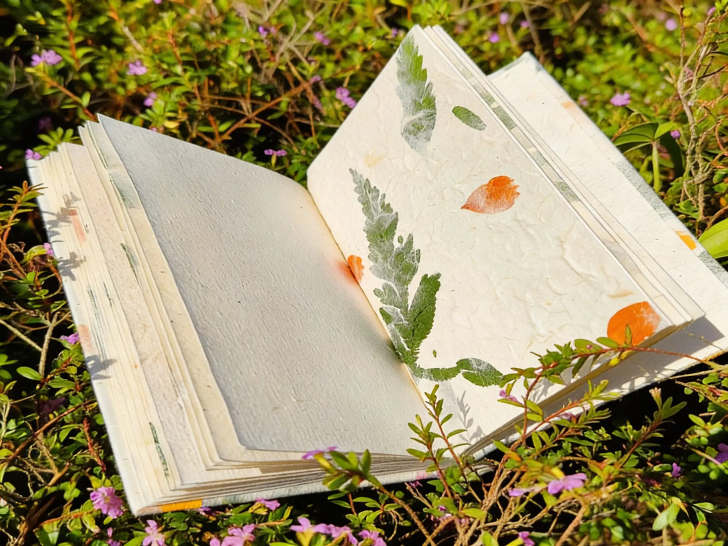 "Eternal Spring" Botanical Journal ¨C Handmade Edition, Traditional Chinese Handcrafted Journal, Yunnan Heritage