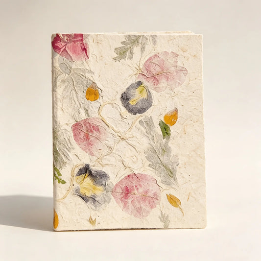"Eternal Spring" Botanical Journal ¨C Handmade Edition, Traditional Chinese Handcrafted Journal, Yunnan Heritage