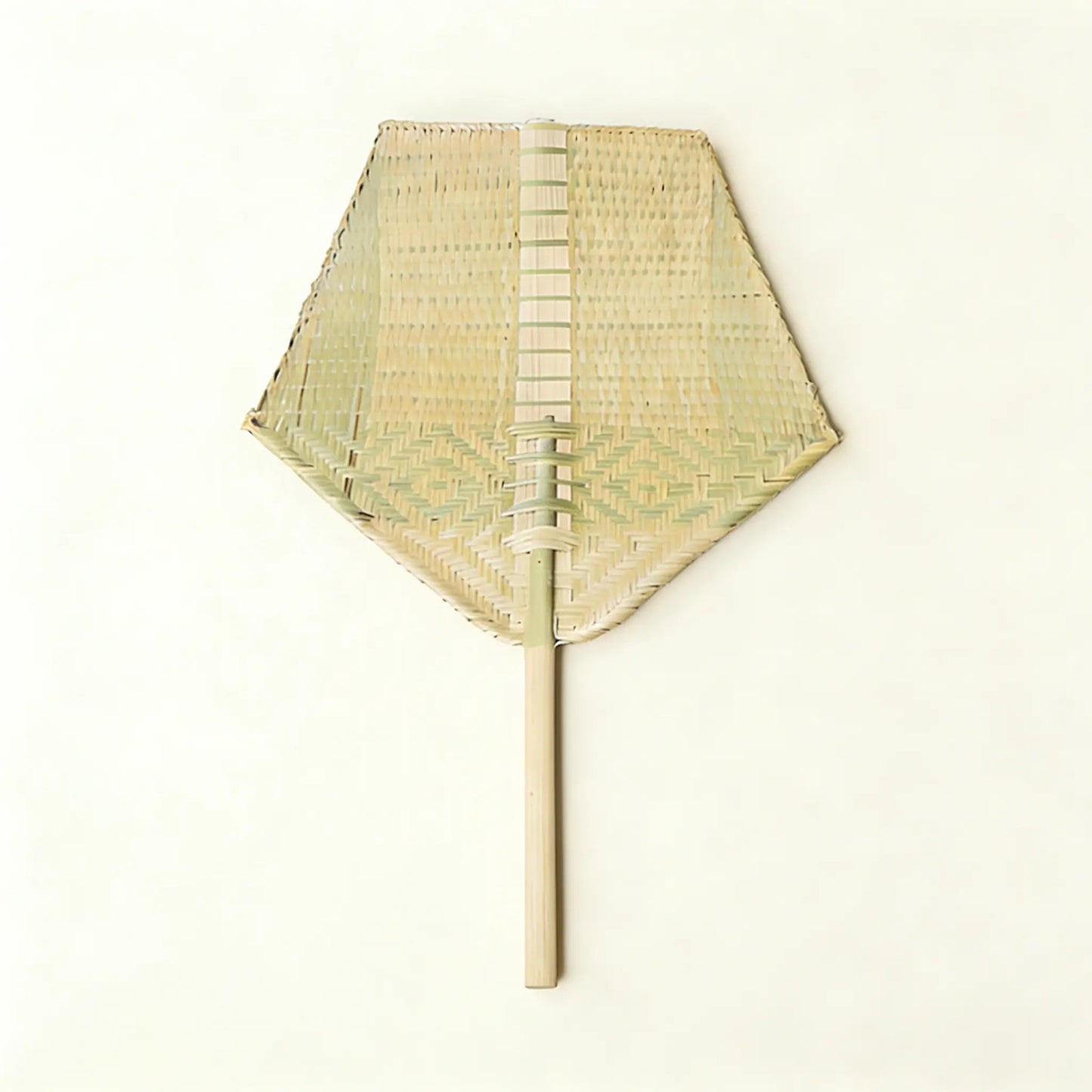 Wanderer's Breeze ¨C Handwoven Bamboo Fan Set of 2, Traditional Chinese Bamboo Fan, Yunnan Heritage