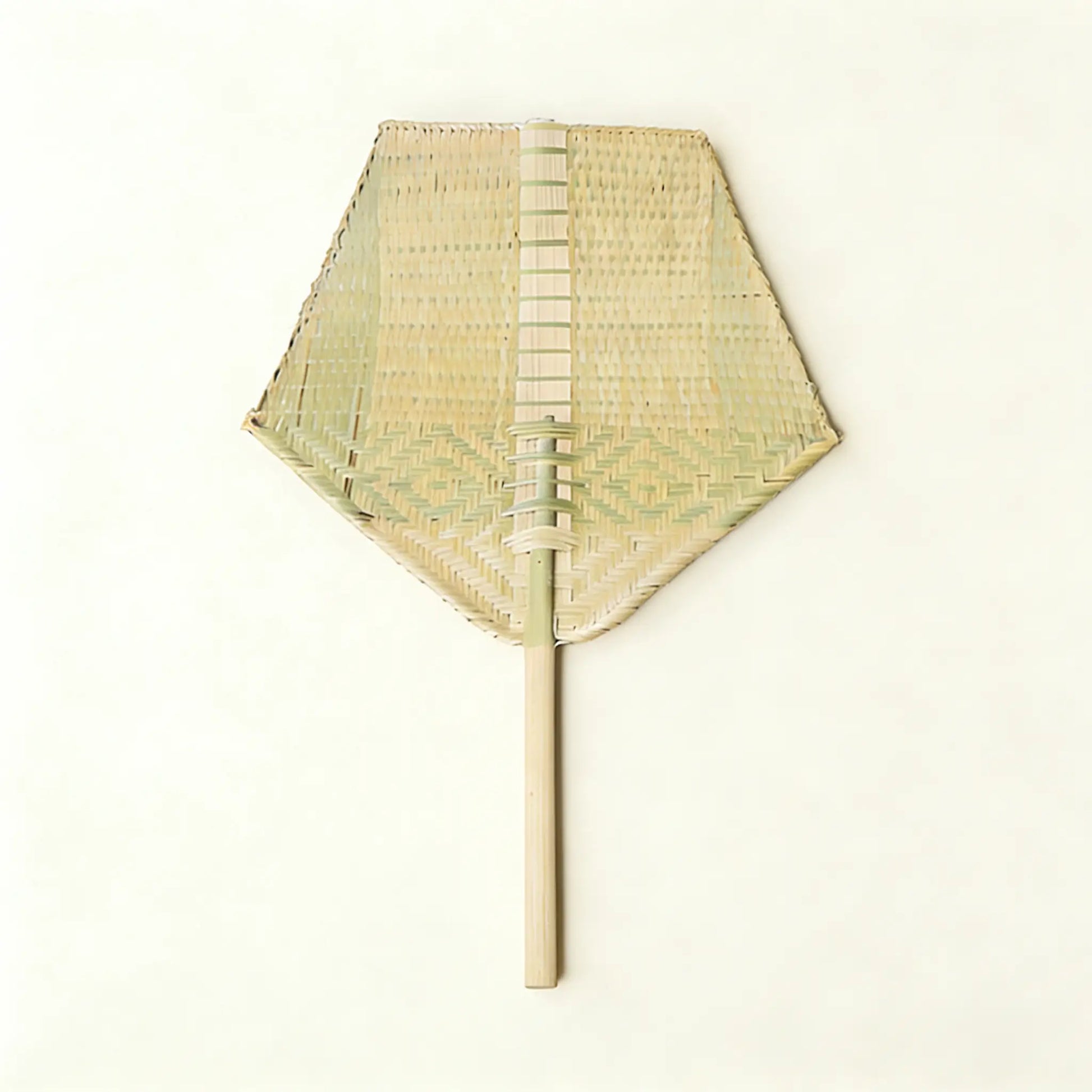 Wanderer's Breeze ¨C Handwoven Bamboo Fan Set of 2, Traditional Chinese Bamboo Fan, Yunnan Heritage