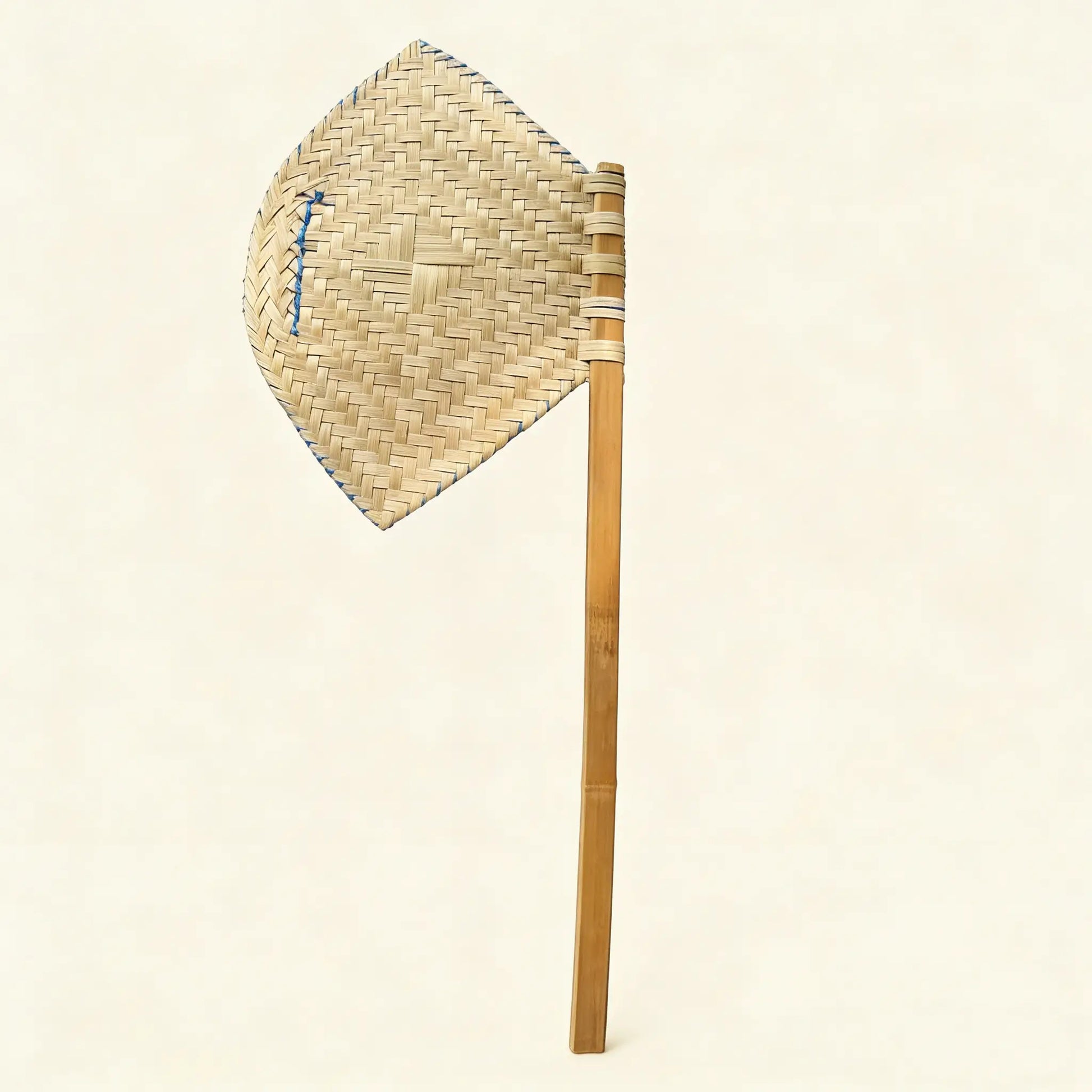 Desert Wind ¨C Handwoven Bamboo Axe Fan Set of 2, Traditional Chinese Bamboo Fan, Yunnan Handcraft